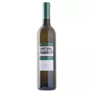 Pinot Blanc bio AOC La Côte Nyon du Château de Crans, vin blanc suisse en bouteille 75 cl